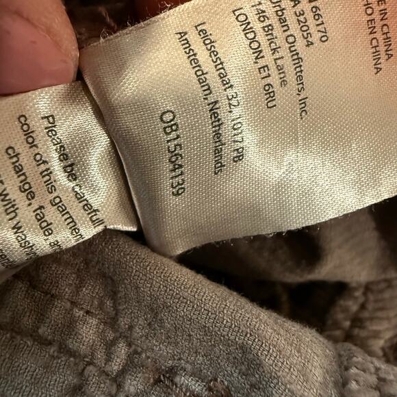 Anthropologie Pilcro Women's The Wanderer Pants Corduroy Cargo Utility 30 Brown - Picture 8 of 10